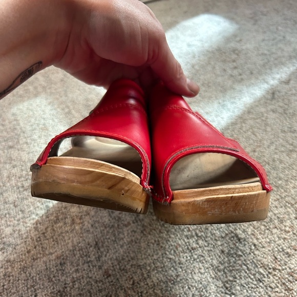 Troentrop Bastad Sandal Clog in Mariah Red - Picture 5 of 5